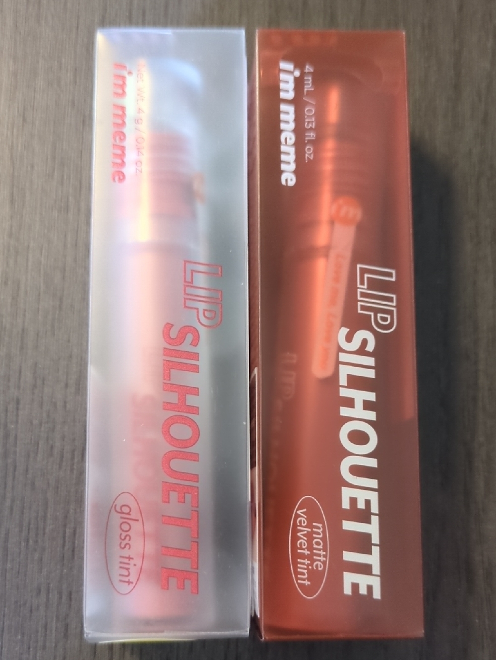 Lot Of 2 I'm Meme Lip Silhouette In Antique Beige & Mauve Chiffon